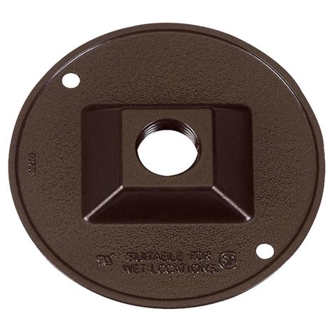 exterior domed cover for round electrical box|round receptacle outlet cover plates.